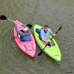 Kayakers Ann and Ron